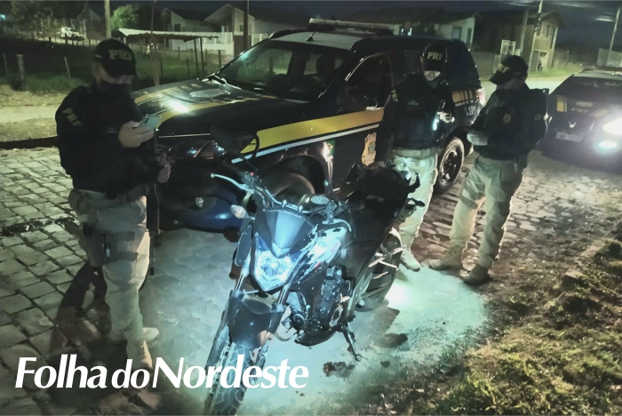 Polícia recupera moto roubada e prende criminoso em Vacaria