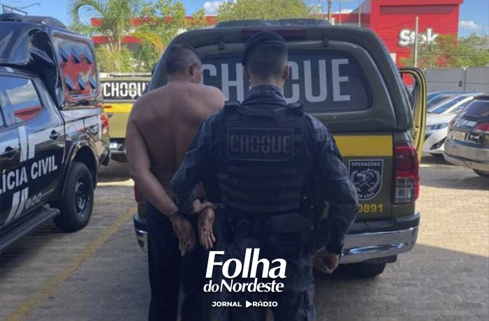Foragido da Justiça é preso pelo Batalhão de Choque em Mato Castelhano