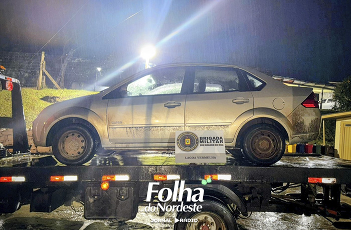 Brigada Militar recupera veículo furtado, recaptura foragido e prende motorista por embriaguez em Lagoa Vermelha