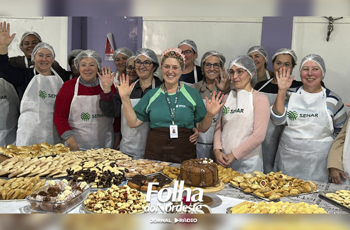 Curso de Bolachas e Salgados capacita moradores e incentiva geração de renda em Caseiros
