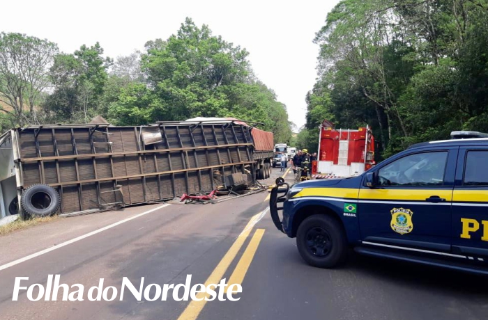 Polícia Rodoviária atende acidente com morte