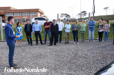 Reitoria da UPF conhece as instalações do Parque de Geração Solar Fotovoltaica