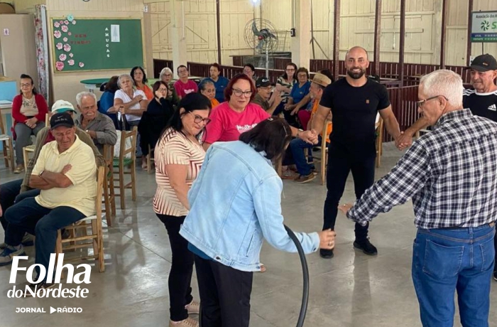 Encontro do Grupo Amizade promove saúde e integração em Caseiros