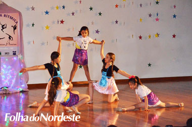 Festival de Ginástica Rítmica é realizado na Casa da Cultura