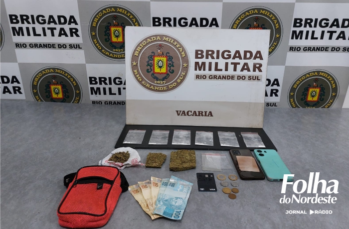 Mulher é presa por tráfico de drogas