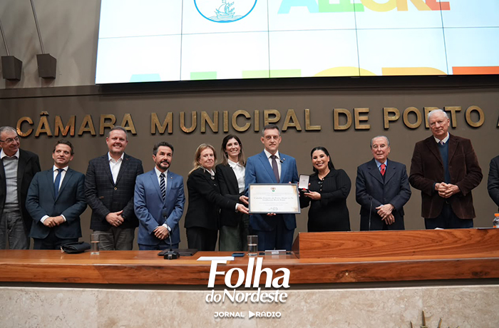 Deputado Guilherme Pasin recebe título de Cidadão de Porto Alegre
