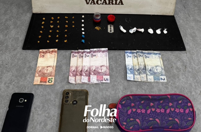 Brigada Militar prende dois indivíduos por tráfico de drogas em Vacaria