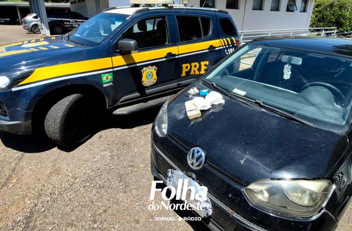 PRF prende homem com quase 2 kg de cocaína após fuga de 40 km em Caseiros