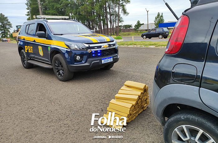 PRF prende homem com mais de 40 quilos de maconha na BR-116, em Vacaria