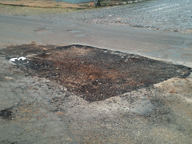 Motoristas devem ter cuidado ao transitar na avenida Presidente Vargas