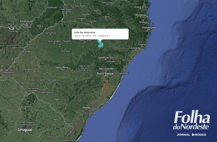 Lagoa Vermelha no Mapa do Turismo Brasileiro 2023