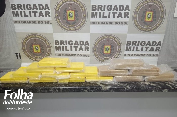 Passageira de ônibus é presa com 15 quilos de cocaína e crack