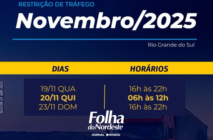 PRF anuncia restrição de tráfego para veículos de carga excedentes durante o feriado