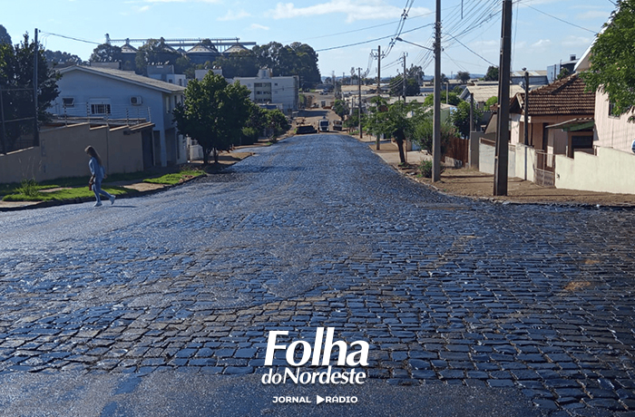 Rua Maria Luiza Nunes começa a receber recapeamento asfáltico em Lagoa Vermelha