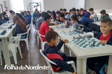 Xadrez estimula o raciocínio lógico nas Olimpíadas Municipais