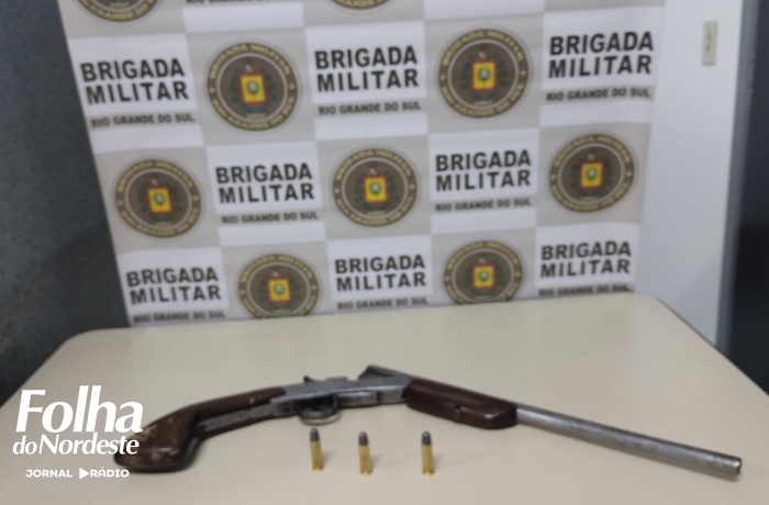 Homem é preso por porte ilegal e disparo de arma de fogo em Lagoa Vermelha