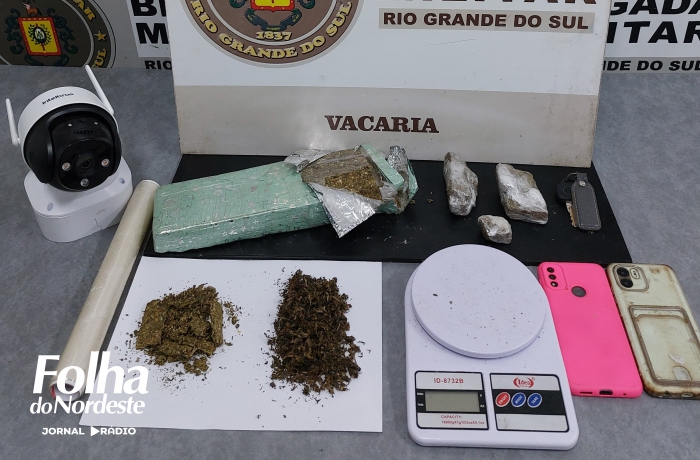 Brigada Militar prende homem por tráfico de drogas durante Operação Cerco Fechado