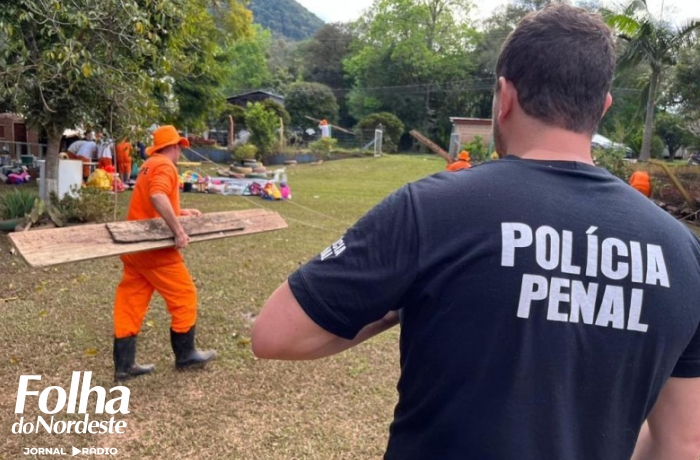Susepe disponibiliza mão de obra prisional para auxiliar municípios atingidos pela enchente