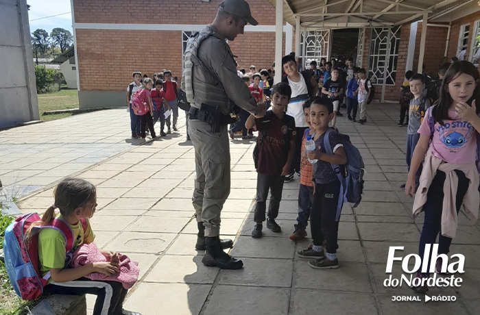Brigada Militar realiza Operação Volta às Aulas em Monte Alegre dos Campos