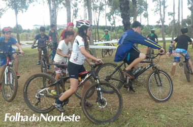 Passeio ciclístico na UPF Lagoa Vermelha marca o dia do ciclista no município