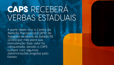 CAPS receberá verbas estaduais por funcionar de forma eficaz em Tapejara