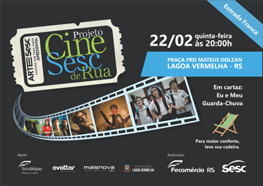 Cine SESC de volta em Lagoa Vermelha