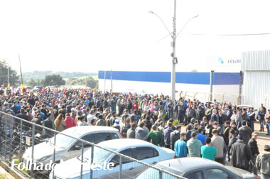 Empresas e trabalhadores do Distrito Industrial apoiam caminhoneiros