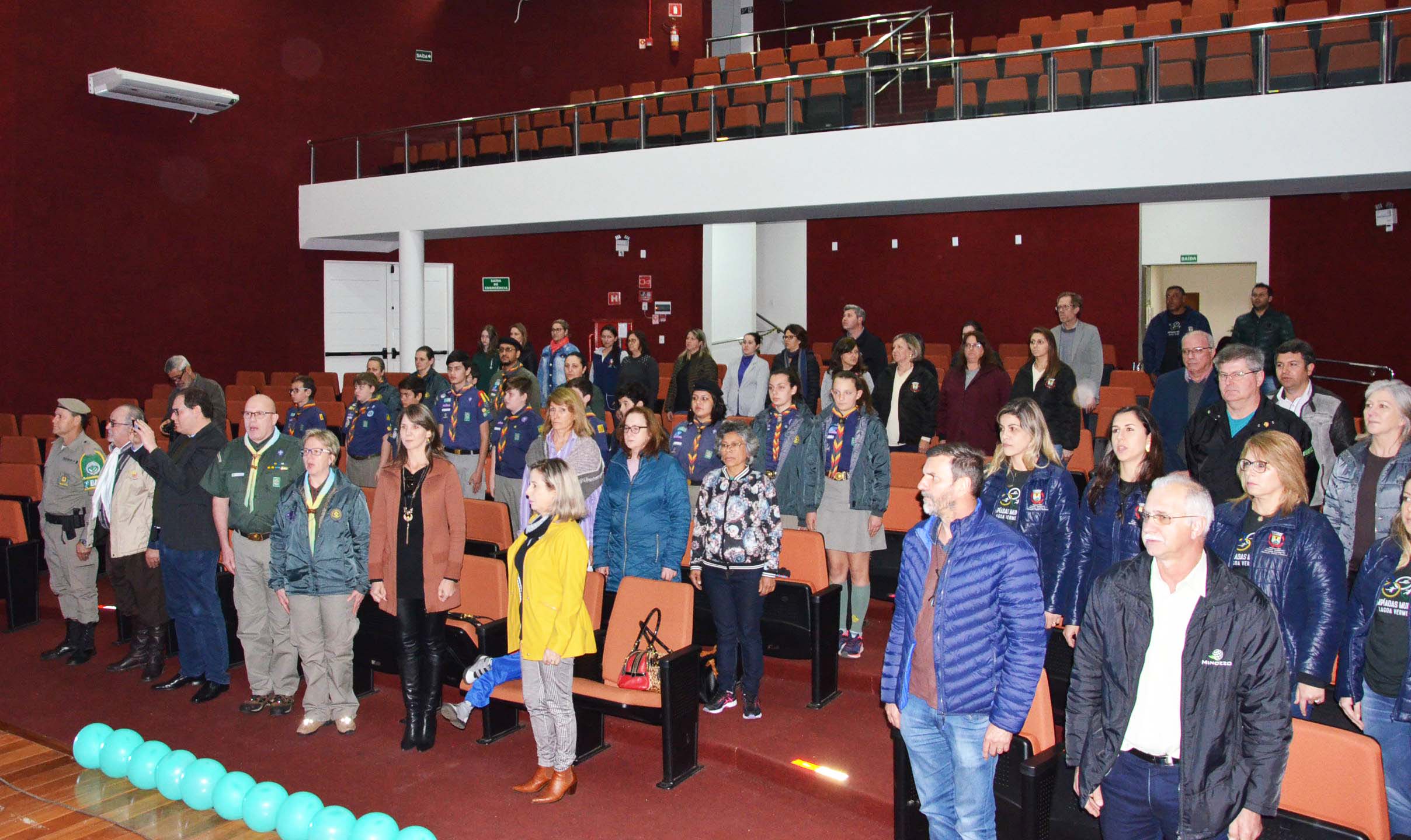 Ato reverenciou Centelha do Foto Simbólico da Pátria 2019	
