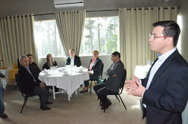 Senadora Ana Amélia participa de café da manhã com empresários	