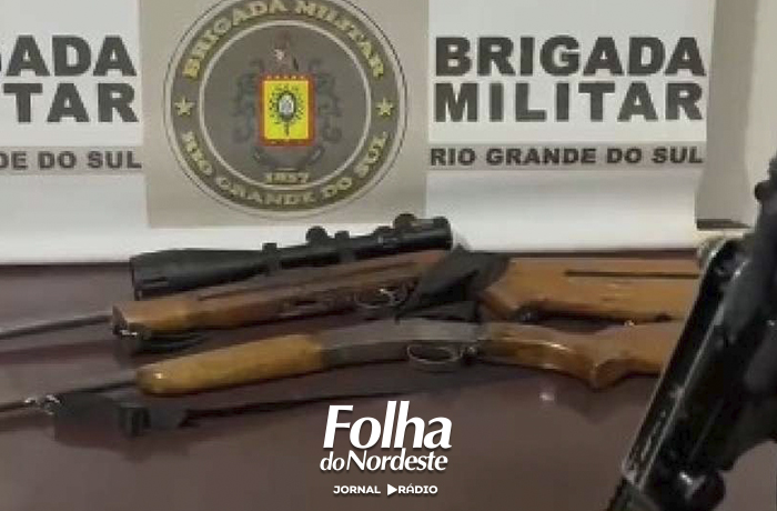 Dois homens são presos por porte ilegal de arma de fogo em Santa Cecília do Sul
