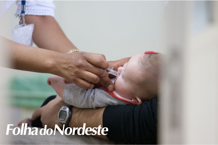 Campanha de vacinação contra pólio fecha a semana com 63% de cobertura no Estado