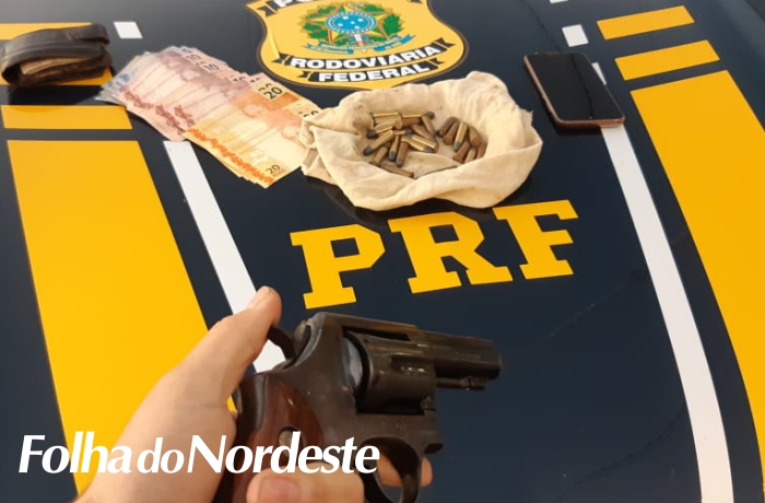 PRF prende casal por porte ilegal de arma de fogo em Muitos Capões