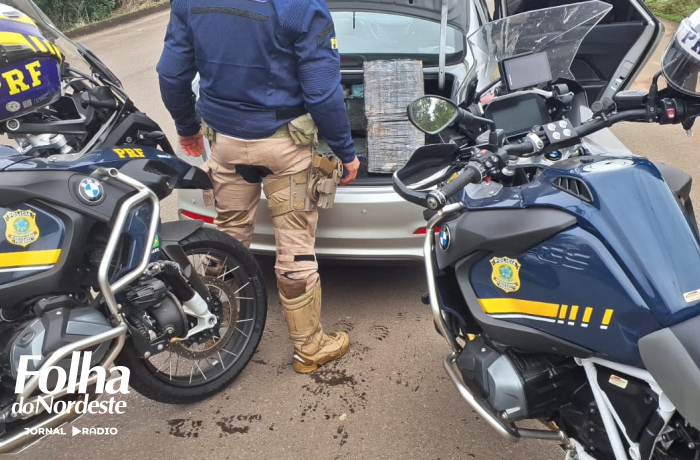 Após acompanhamento PRF prende dois traficantes transportando maconha em Passo Fundo 