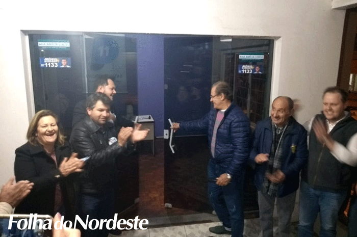 Inaugurado comitê eleitoral do Progressistas em Lagoa Vermelha