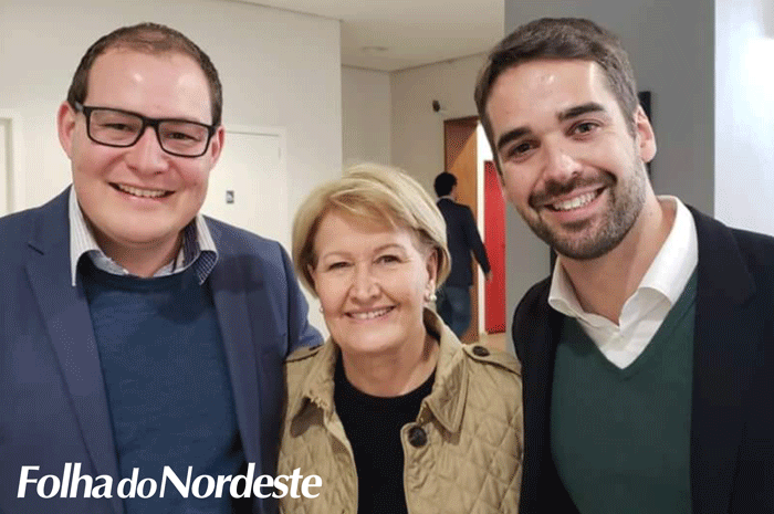 Bonotto com Ana Amelia e Eduardo Leite
